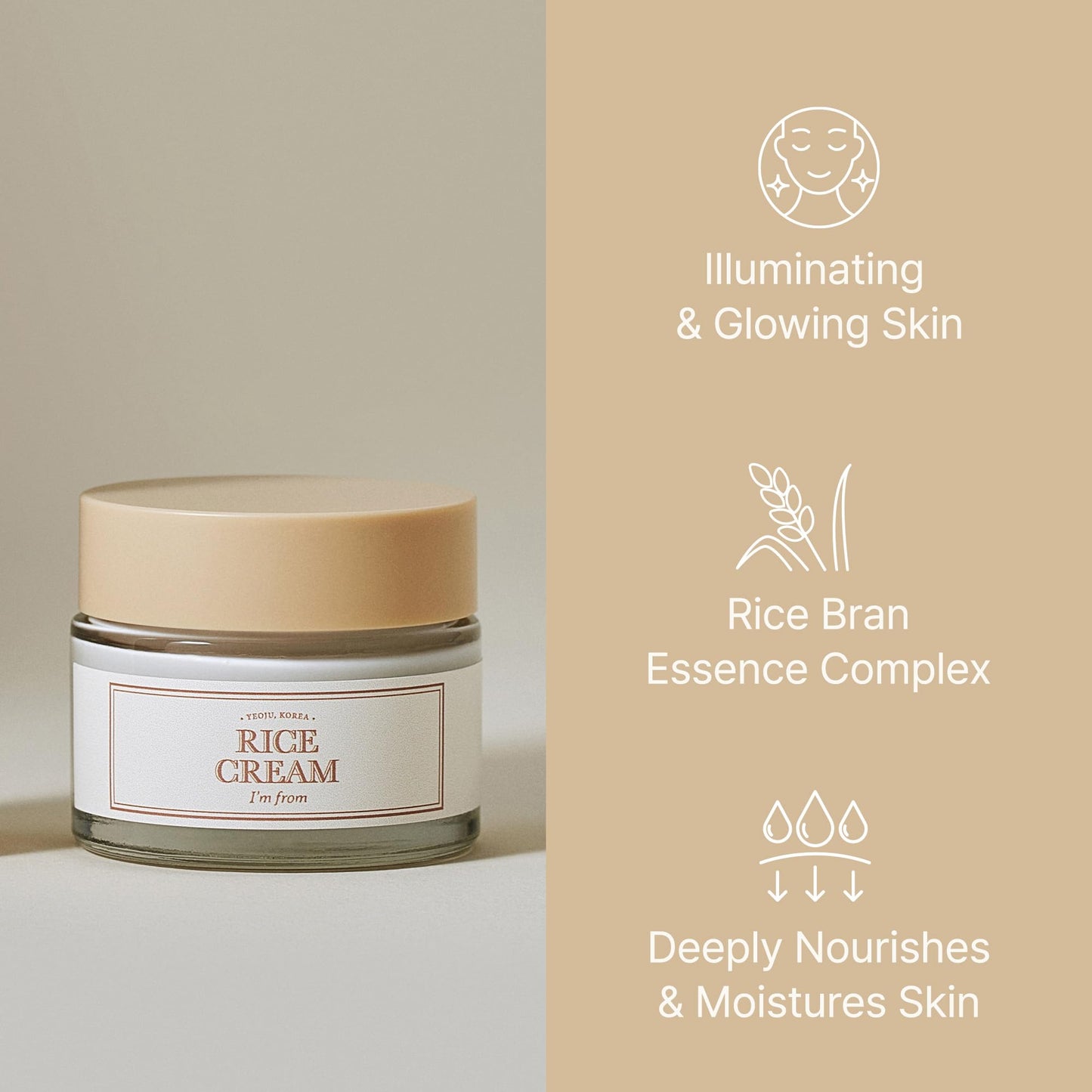I'm from Rice Cream, Rice Bran Essence with Ceramide