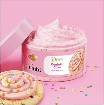 Crumbl x Dove Body Scrub + Body Wash.
