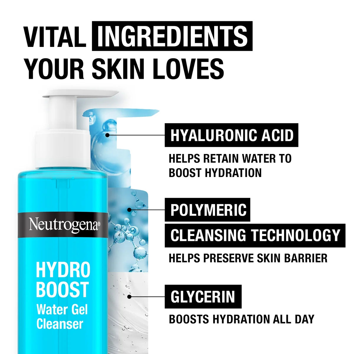 Neutrogena Hydro Boost Water Gel Facial Cleanser