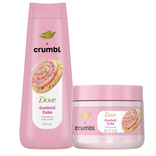 Crumbl x Dove Body Scrub + Body Wash.