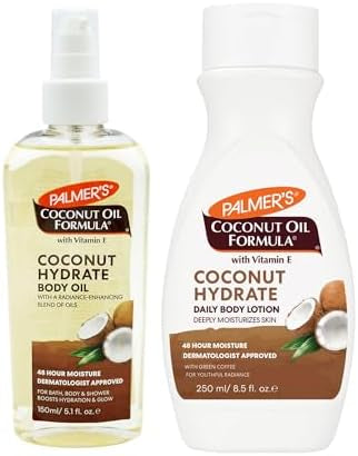 Duo Bundle Coconut Hydrate Body Oil + Lotion