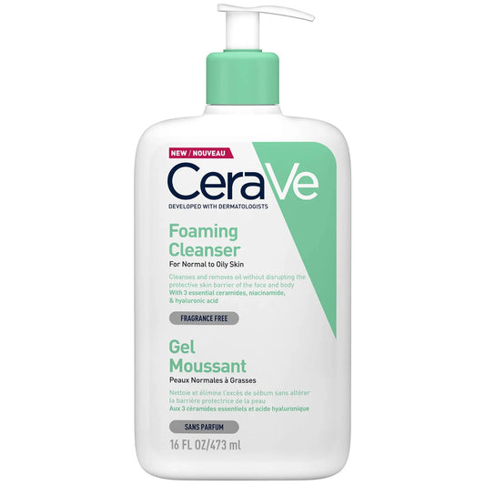 CeraVe Foaming Cleanser for Normal to Oily Skin